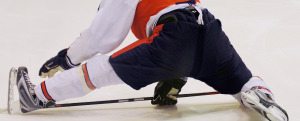 It might not the best idea to do this stretch, particularly for a player with a history of groin strains. (Image from http://insideedge.onemillionskates.com/inside-edge/injury-prevention-and-rehab-tips/)